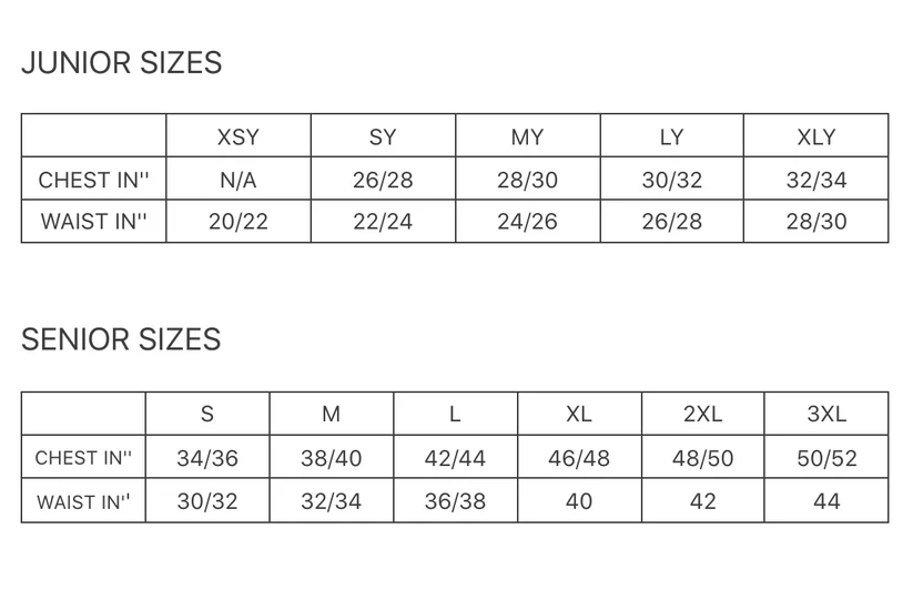 Fenton Size Chart Fenton Size Chart